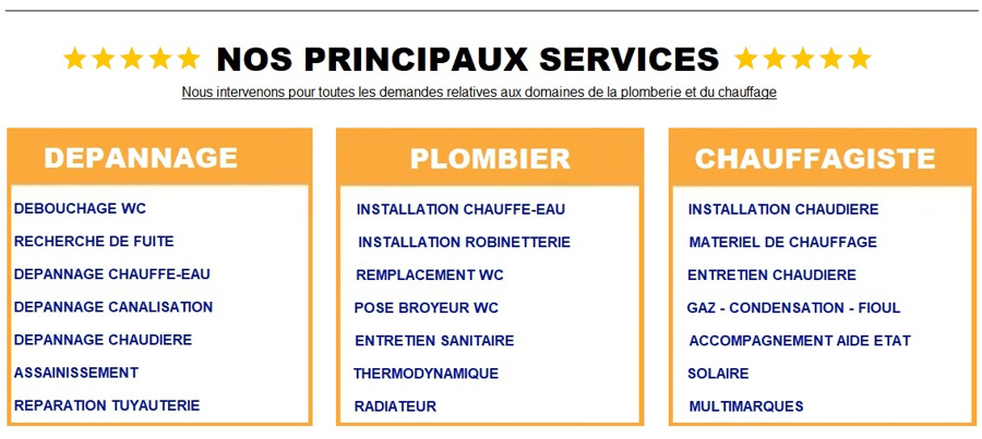 urgence plombier